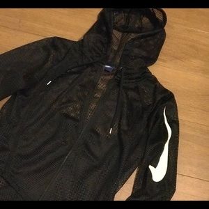 Nike cropped Mesh hoodie / Full zip